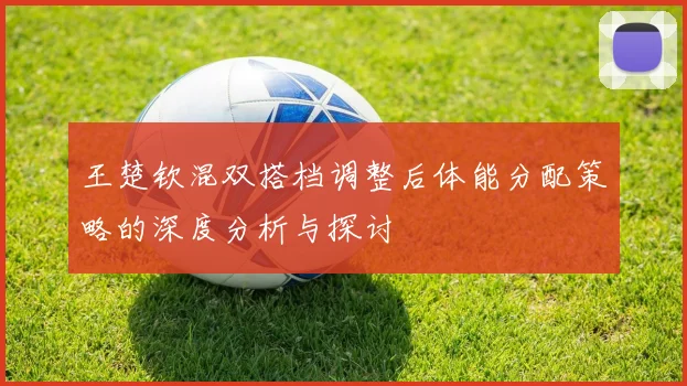 王楚钦混双搭档调整后体能分配策略的深度分析与探讨